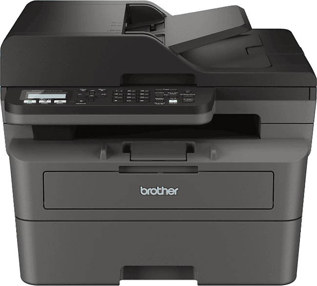 Impresora multifunción láser - Brother MFCL2800DW, Impresión doble cara, Monocromo, WiFi, Fax, Negro