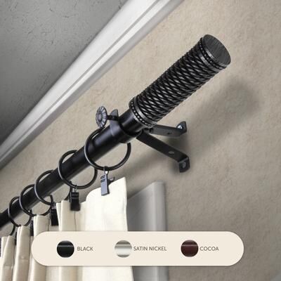 InStyleDesign Yarn Adjustable Curtain Rod