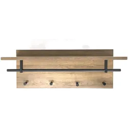 HAKU Möbel, Kleiderhaken + Wandgarderobe, Wandgarderobe