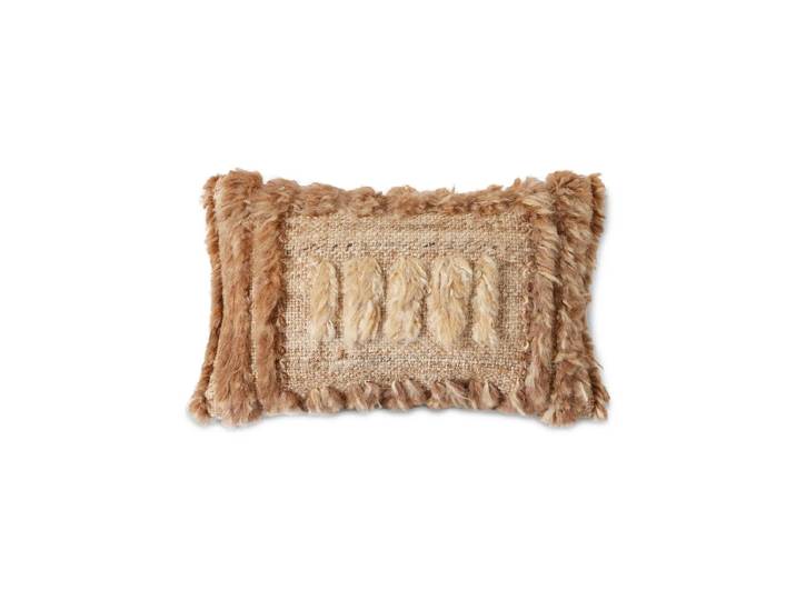 HKliving - Natural Kissen, 40 x 25 cm, furry