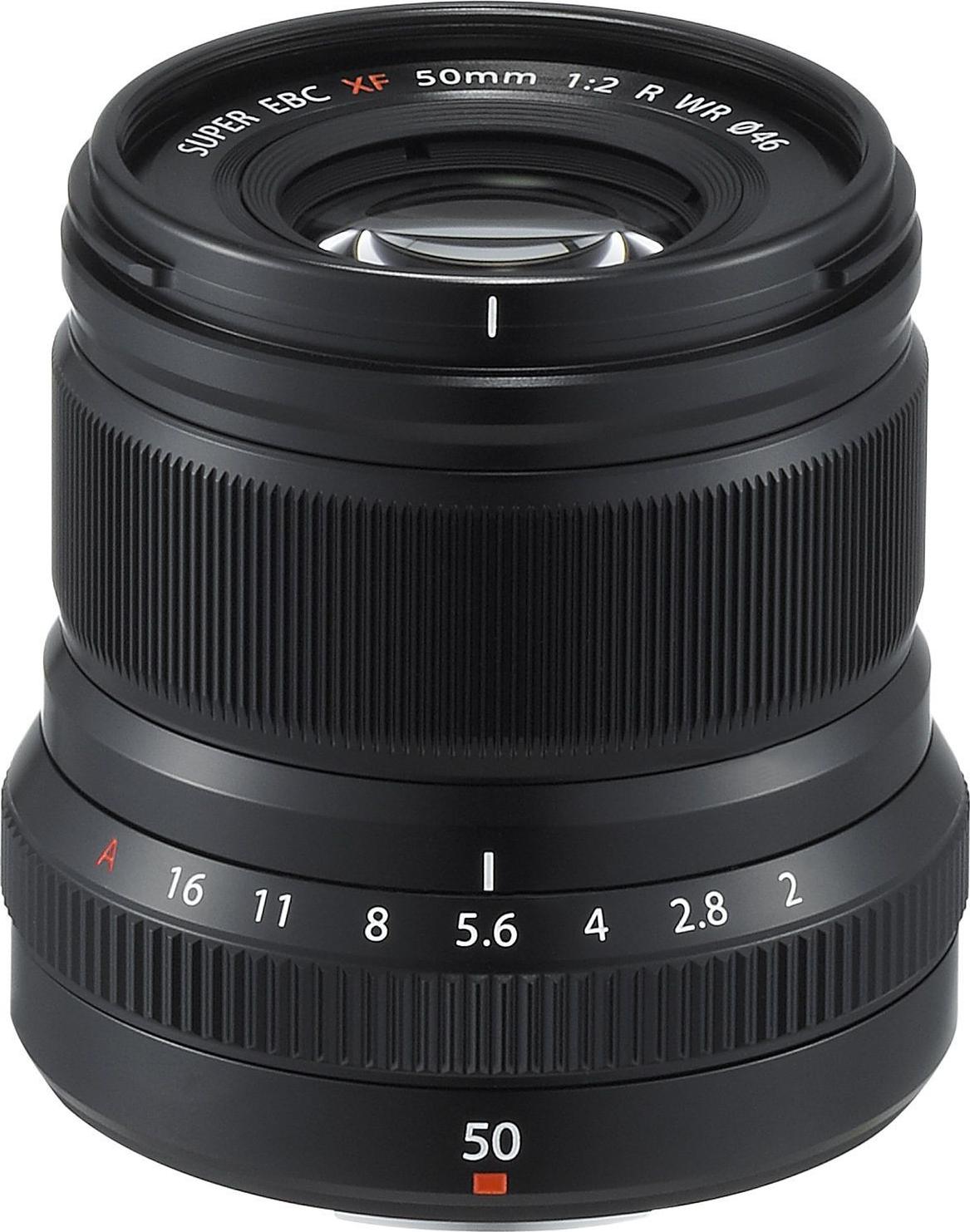 Fujifilm FUJINON 50 mm / F 2.0 XF R WR Standardobjektiv fÃ1/4r Fujifilm X Systemkameras, F2, Autofokus, 46 mm Filterdurchmesser, 200 g