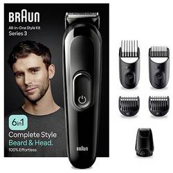 Braun Braun All-in-One Style Kit MGK3420 Bart/ Bartschneider, Haarschneider Schwarz 80707949