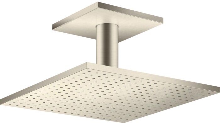 Hansgrohe Axor Kopfbrause 35320820 mit Deckenanschluss, brushed nickel