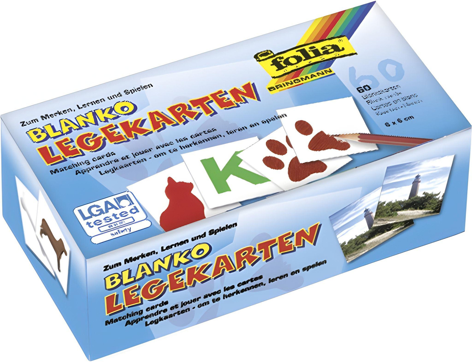 KnorrPrandell Blanco Kaarten, 6 x 6 cm