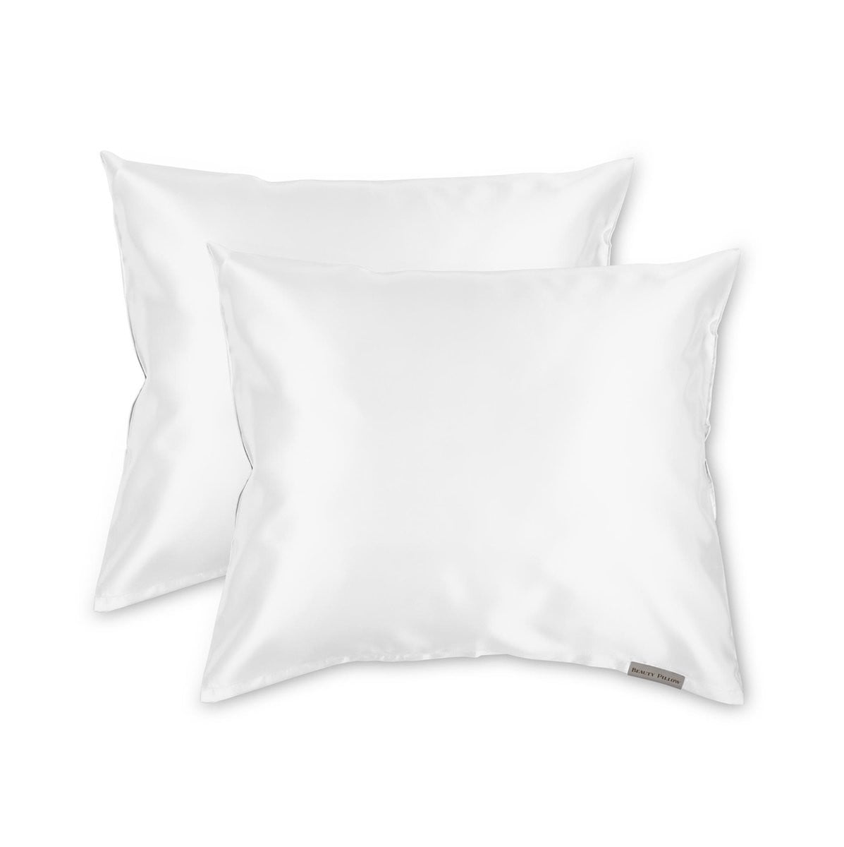 Beauty Pillow Satijnen Kussenslopen Duo Pack - Wit - 60 x 70 cm