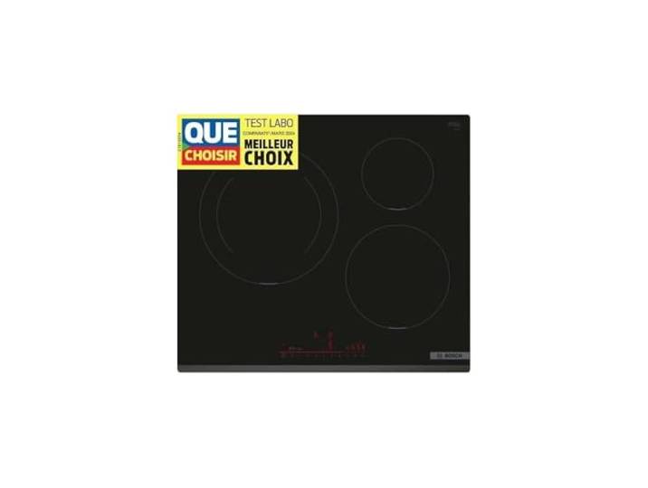 Bosch PIJ631HB1E Serie 6 Induktionskochfeld, Kochzone 28 cm 60 cm, Schwarz, 3 Kochfelder, Home Connect, Timer mit Abschaltfunktion, 17 Leistungsstufen