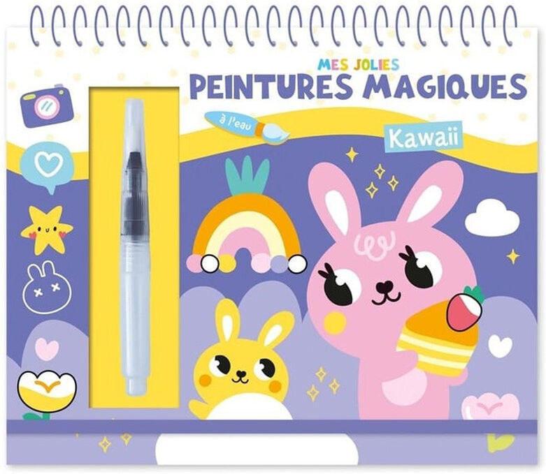 Mes jolies peintures magiques : Kawaii - 1 2 3 Soleil