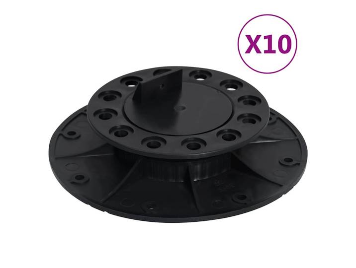 vidaXL Stelzlager Verstellbar 10 Stk. 25-40 mm