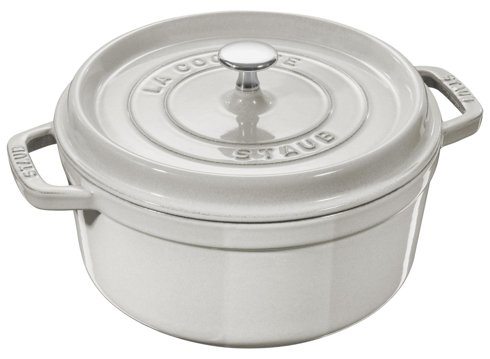 Merkloze ronde gietijzeren braadpan van 26 cm