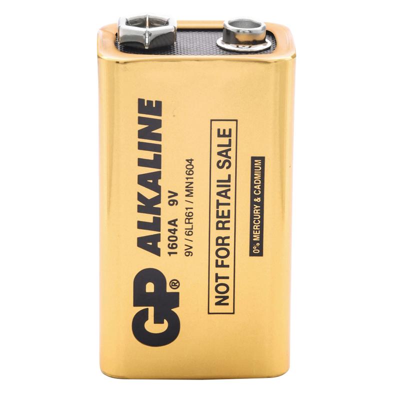 GP Batteries GP GPIND1604AB 9 V Block-Batterie Alkali-Mangan 9 V 200 St. (200 Stk., 9V Block) (GNPVA9VASA1V)