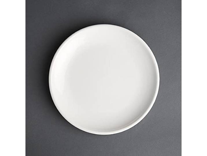 12x Olympia Cafe Coupe Service Plaat Wit 200mm Steengoed Restaurant Diner