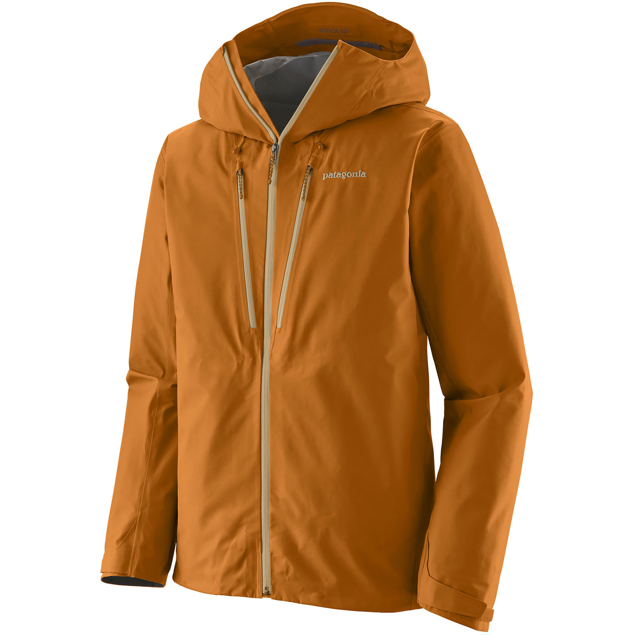 Patagonia Triolet Herren Regenjacke braun Größe XL Camping Winddicht Wasserabweisend