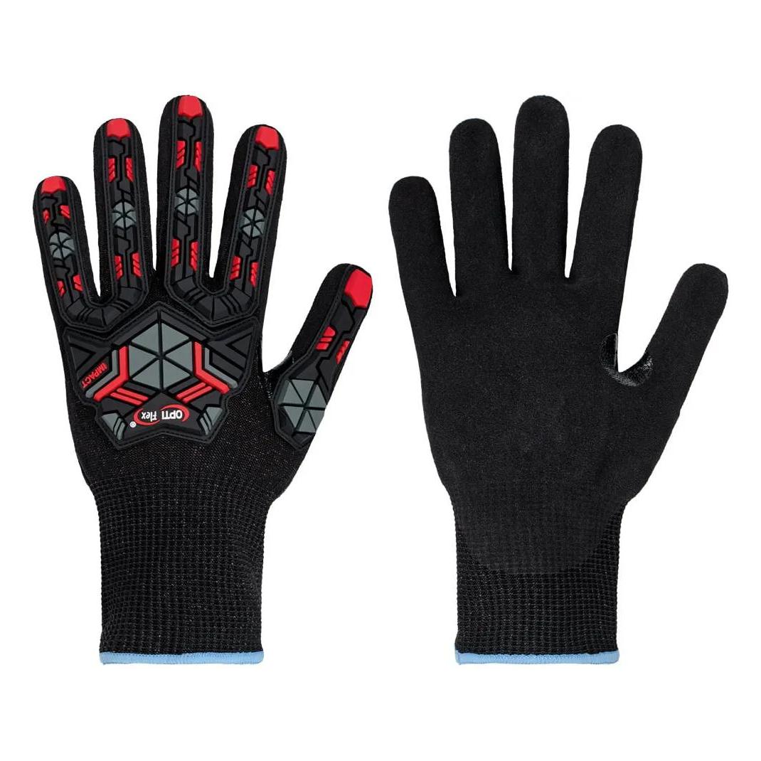 Feldtmann Opti Flex XTREME IMPACT Arbeitshandschuhe Herren Grösse 6, Schnittschutz & Stossschutz, Nitr (6) (0891-6)