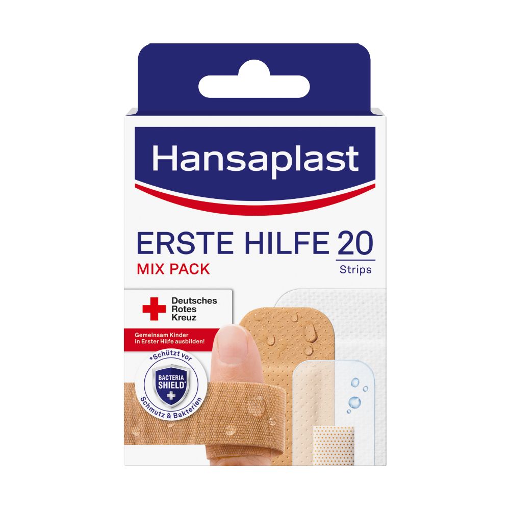 Hansaplast Erste Hilfe Pflaster Mix 20 St