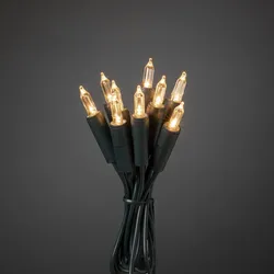 Konstsmide Weihnachtsbeleuchtung  LED Minilichterkette 50 warmweiße Dioden