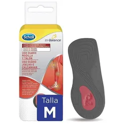 Scholl Balance Knee and Heel Pain Relief Insole 1 Pair Size 42 M White, Sohlen, Weiss