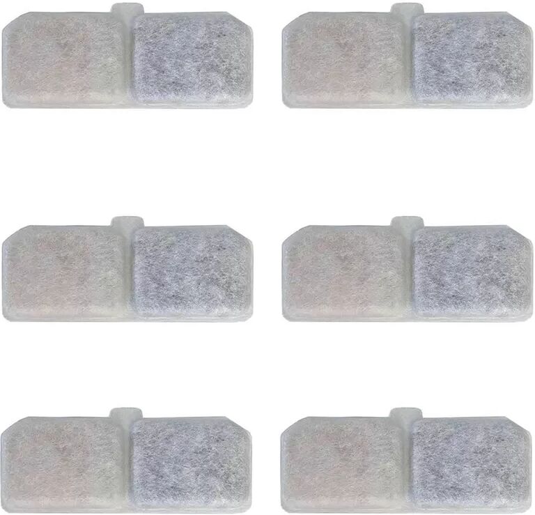INF Ersatzfilter für Haustier-Trinkbrunnen - 6er-Pack Standard