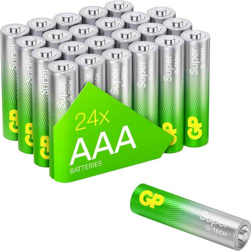 GP Super Micro (AAA)-Batterie Alkali-Mangan 1.5V 24St.