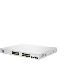 Cisco Business 250 Series CBS250-24P-4X (24 Ports), Netzwerk Switch, Silber