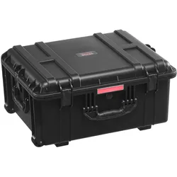VEVOR 3,5 Kubikfuß  Hartschalenkoffer, Hartschale Trolley Koffer mit Rollen & einziehbarem Ziehgriff, IP67 wasserdichte Schutzhülle mit 4 Clips, 4 Vorhängeschlosslöchern und Schaumstoffeinlage
