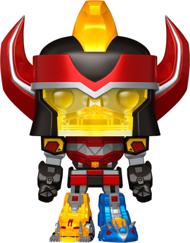 Funko Mighty Morphin Power Rangers Bitty POP! Bots figuurtjes, 4-delige set, Megazord met Red Ranger, 2,5 cm