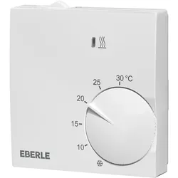 Eberle Controls Raumthermostat RTR S 6202 1, Slimline Raumtemperaturregler, Thermostat, Weiss