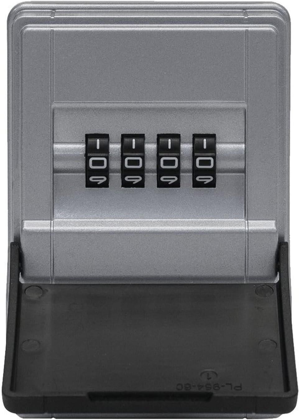 ABUS KeyGarage 727 Mini Sleutelkluis voor wandmontage, zwart-zilver