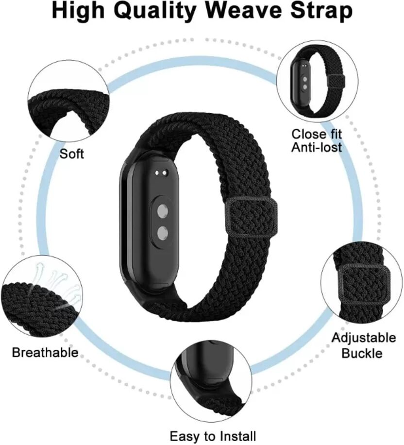 INF Xiaomi Band 8 Aktivarmband Schwarz