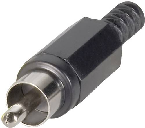 TRU Components 1578858 Cinch-Steckverbinder Stecker, gerade Polzahl: 2 Rot