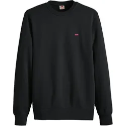 Levi's Herren Sweatshirt - The Original Housemark Crew, Rundhals, Baumwolle Schwarz / M