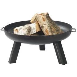 Feuerkorb Feuerschale Garten Pan 7 Feuerstelle 60 70 80 cm Schwarz Pflanzenschale