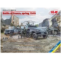 ICM Battle of France, spring 1940. German combat vehicles