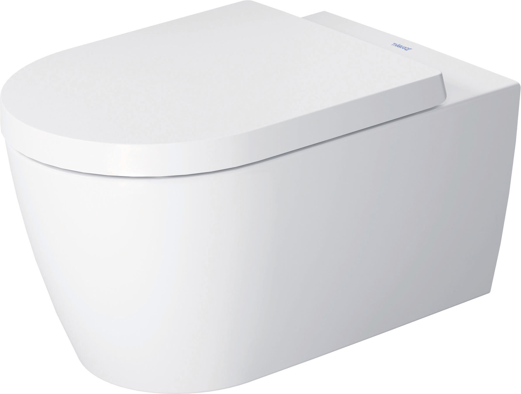 Duravit Me by Starck WC suspendu à fond creux 2529092600 37x57cm, 4,5 l, sans rebord, blanc/blanc satiné mat