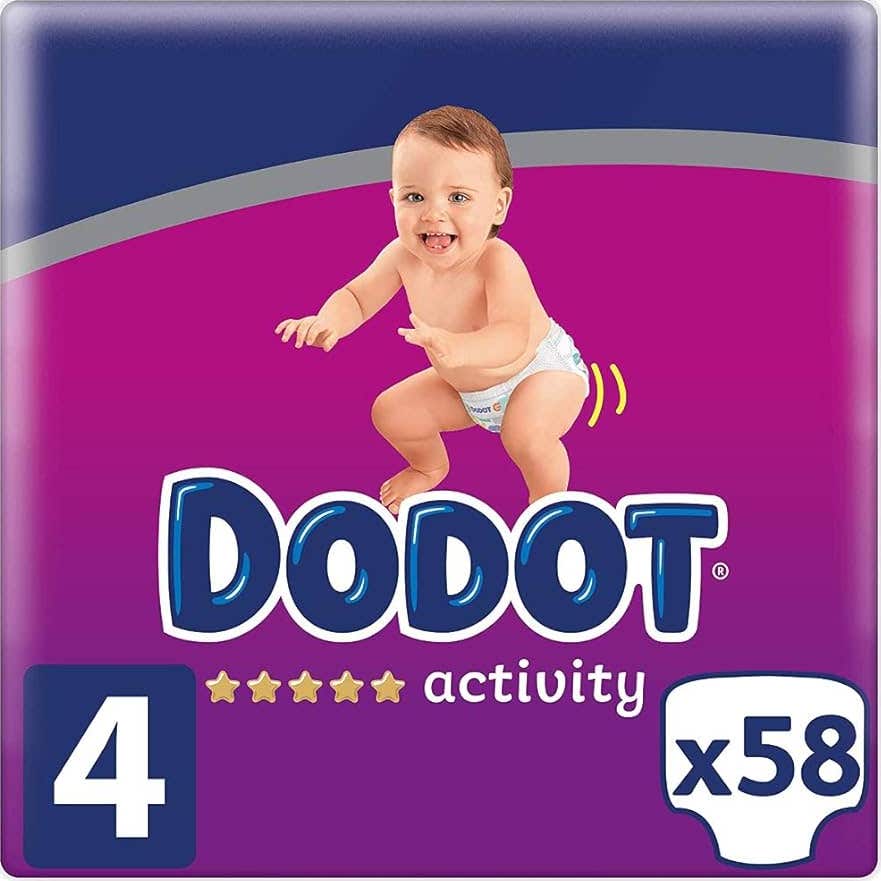 dodot Pañales Activity T4 58 uds