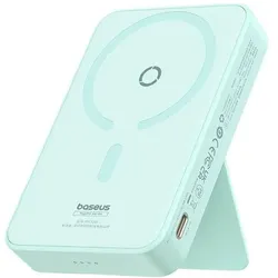 Baseus Powerbank MagPro Magnetic 5000mAh 20W, MagSafe (mint) (10000 mAh, 20 W, 37 Wh), Powerbank, Grün