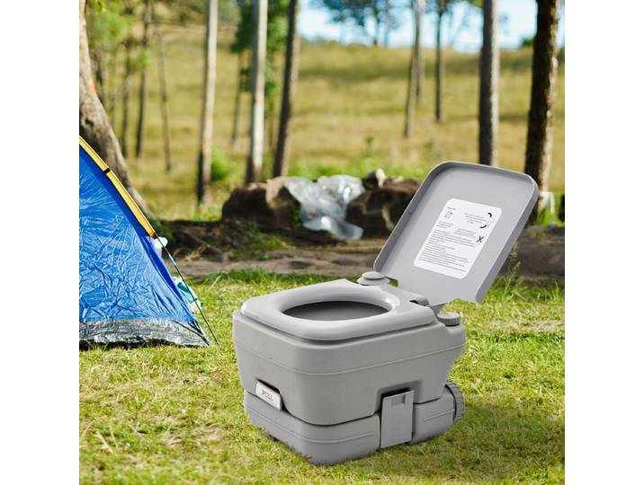 Toilette de voyage portable 10L, toilette portable, toilette portable d'extérieur