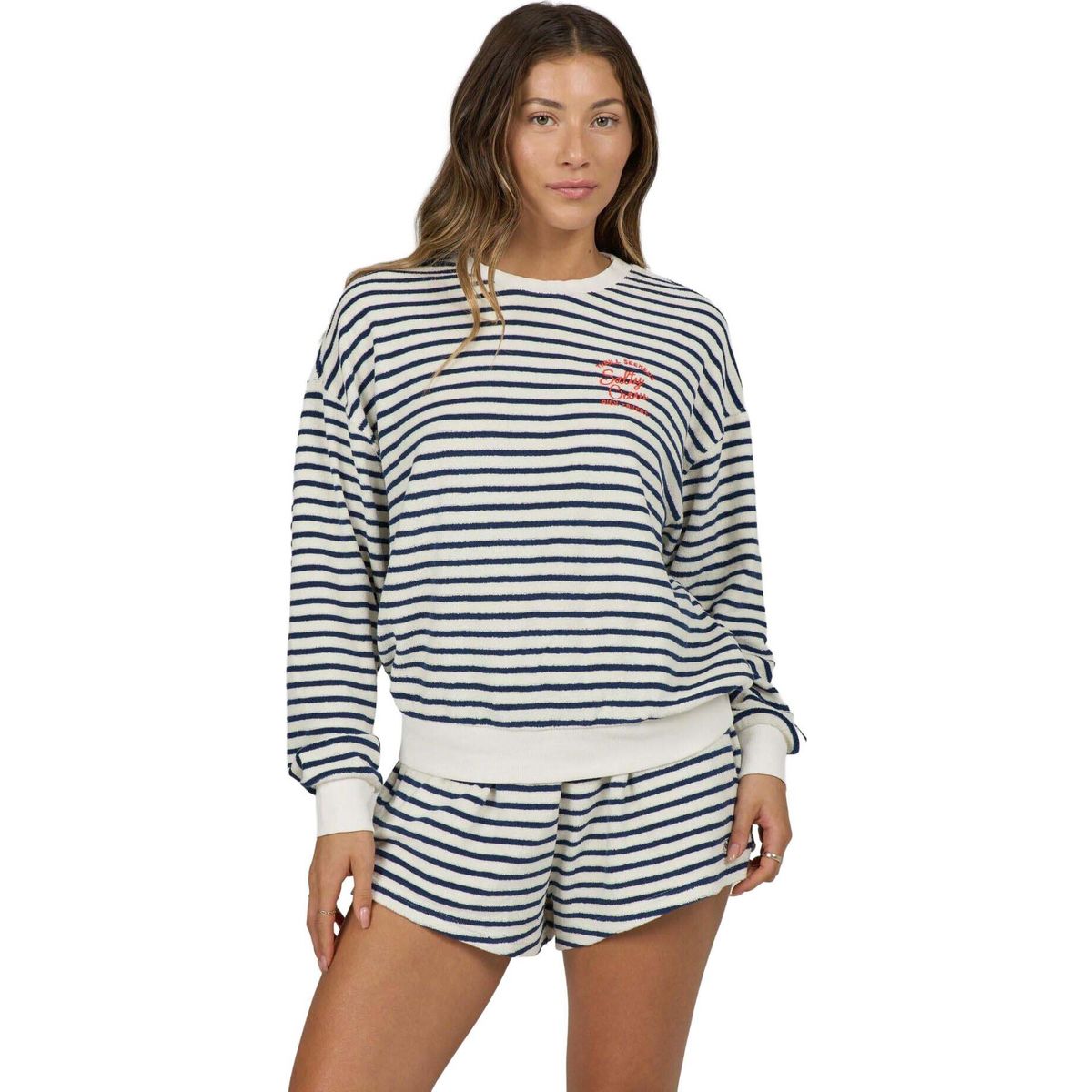 Salty Crew Schooner Crew bright navy (BRNAVY) XS 20335481W-BRNAVY-XS