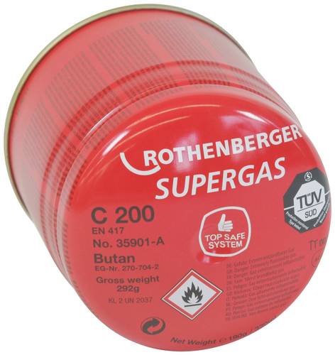Rothenberger Supergas C200 Gaskartusche 292g 1St.