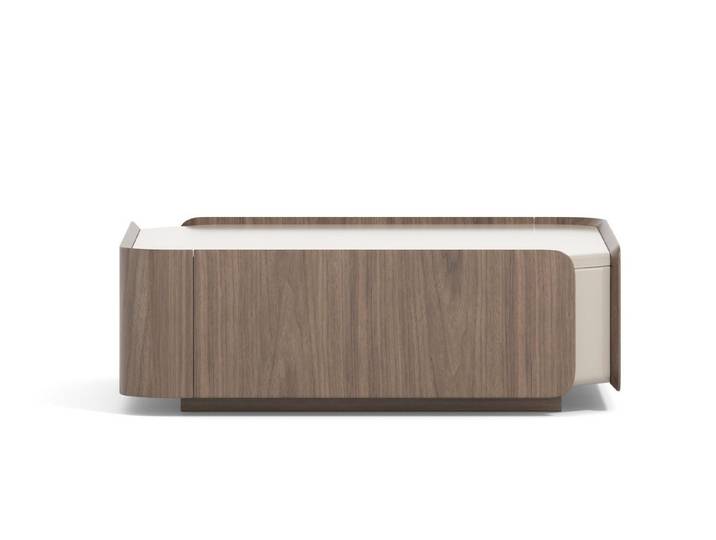 Livin Hill Couchtisch Sileno, Walnuss-Kaschmir-Look mit Soft-Close-Komfort