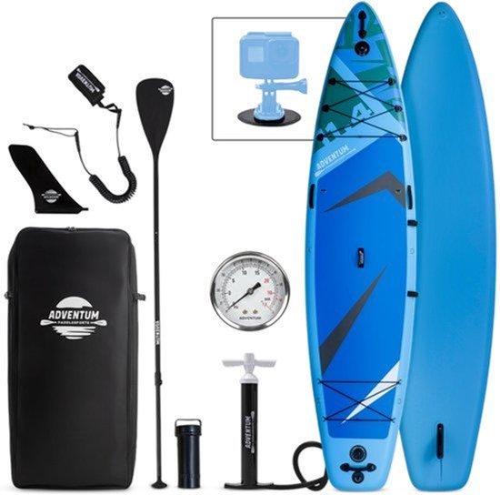 Aufblasbares Stand-Up-Paddleboard, 347 cm, bis zu 230 kg, Halterung für Action-Kamera, schnell und einfach zu transportieren, ideal für Touren und sportliche Aktivitäten