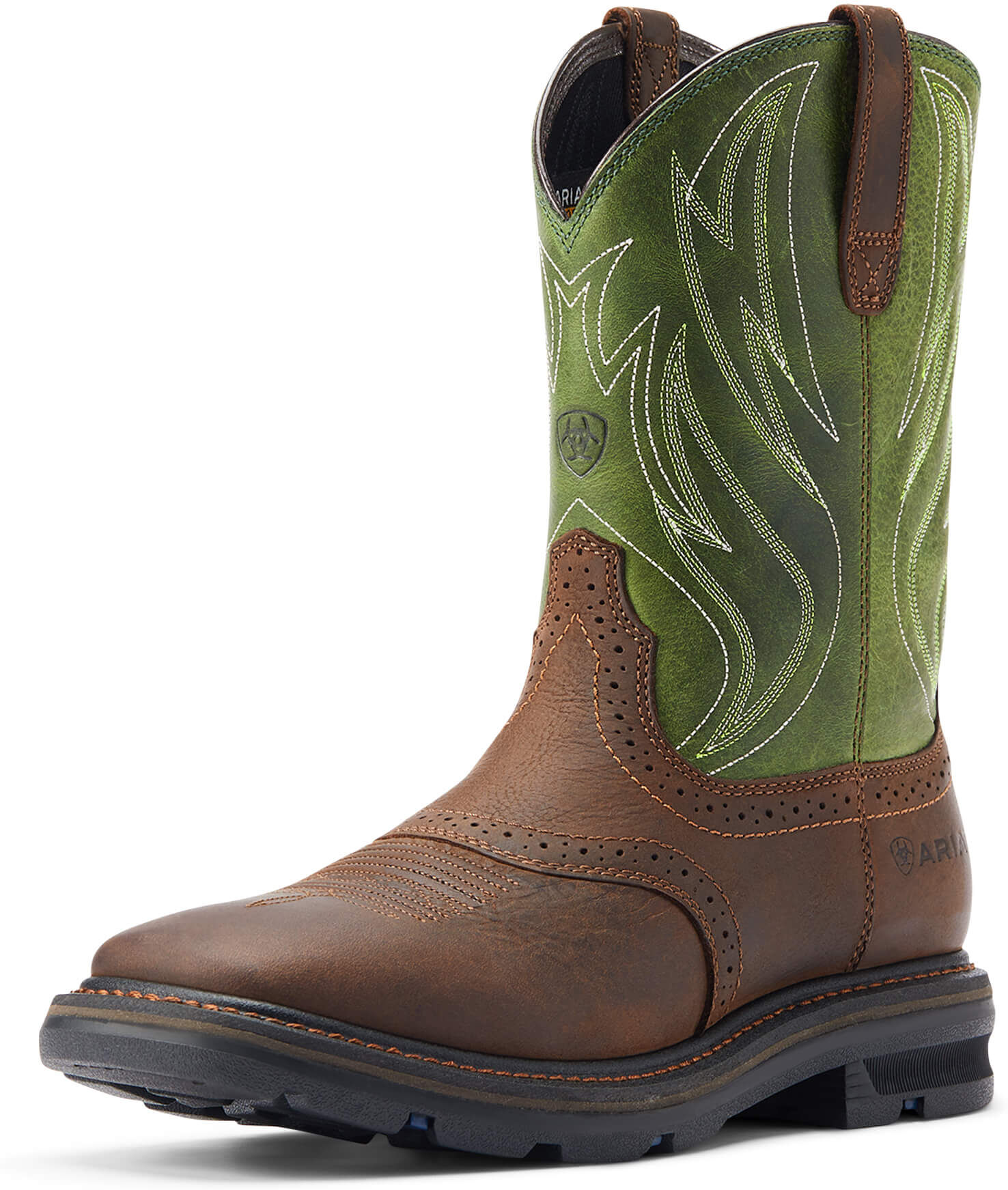 Men's Sierra Shock Shield Work Boots in Dark Brown, Size: 15 D / Medium by Ariat
