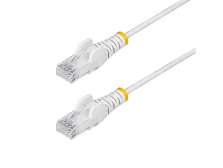 StarTech 1,5m Dunne Cat6 Ethernet Kabel, LSZH, Wit (N6PAT150CMWHS)