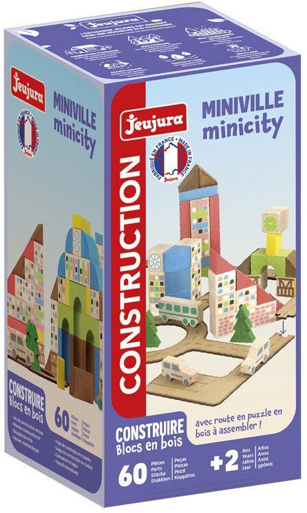 Blocs de Construction Miniville 60 pcs - Jeujura