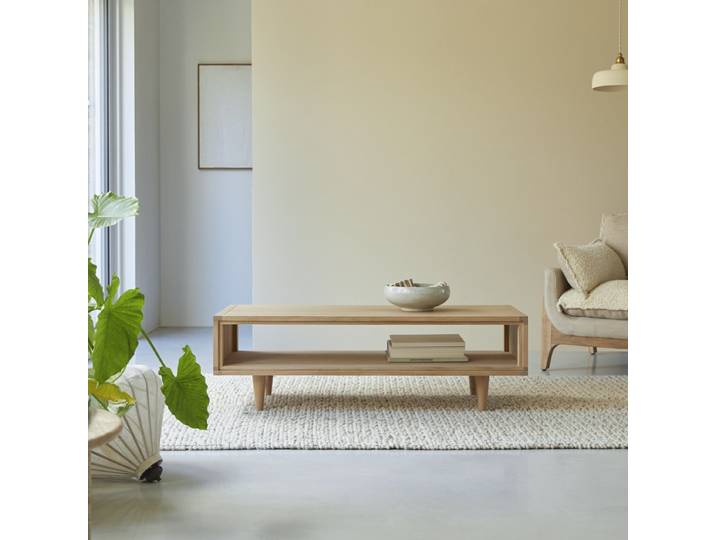 Couchtisch aus massivem Eichenholz Jonak - Natur - Oak
