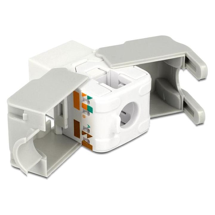 Delock Keystone Modul Cat.6, UTP, weiss (Keystone Modul) (86341)