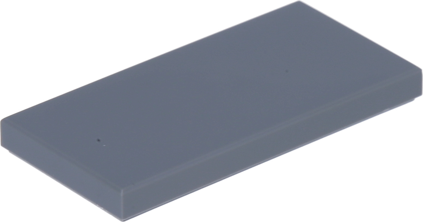 1000x LEGO Fliese 2x4, Dunkelgrau