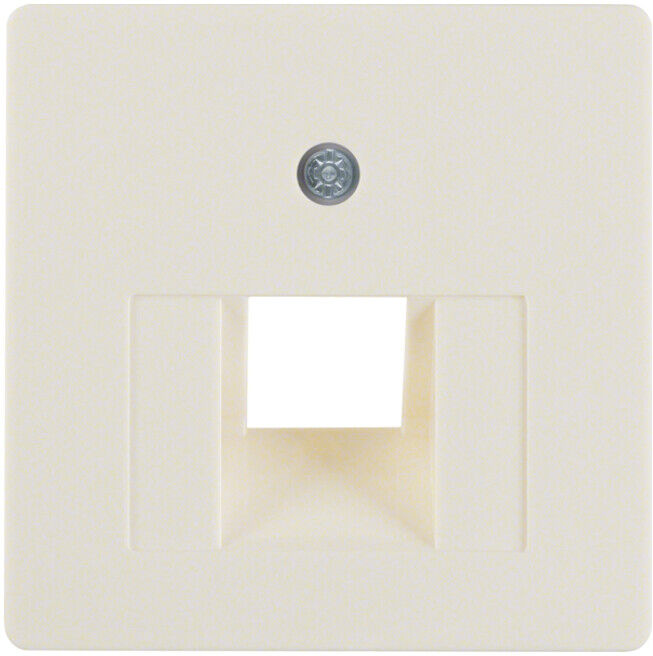 Berker Plaque centrale blanche pour prise de connexion UAE 146802 (146802)