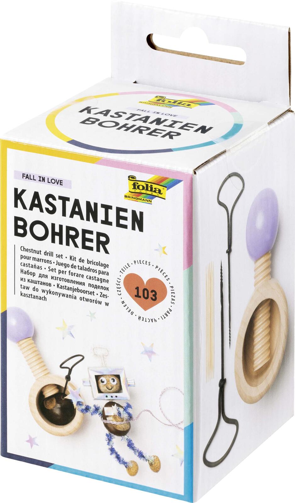 folia Bastelset Kastanienbohrer-Set 23007