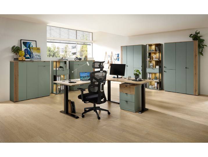 Conteneur Besco 45 x 127 x 38cm Vert/Gris menthe