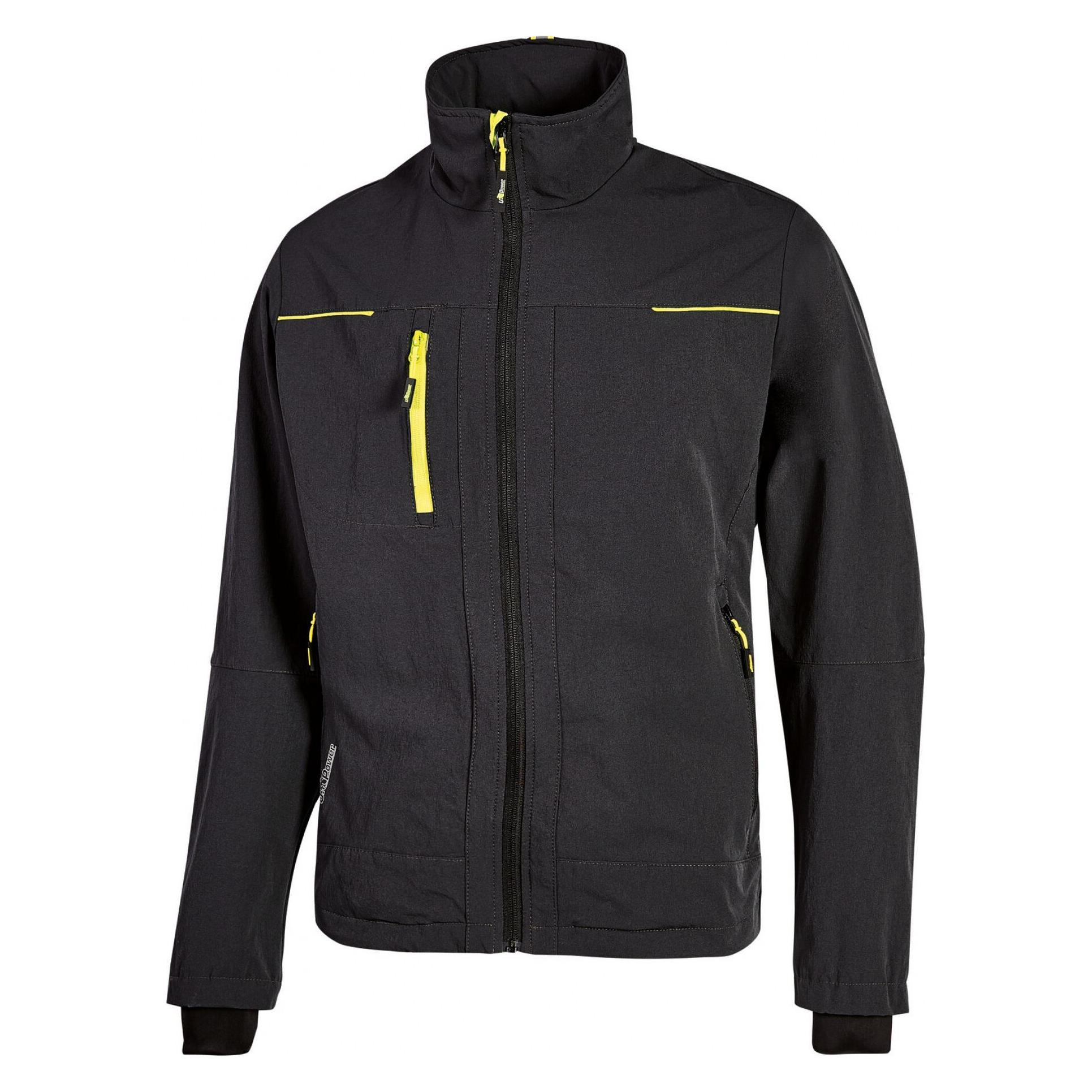 U-Power Softshelljacke Pluton schwarz carbon 5XL (5XL) (UPPE178-BlackCarbon)